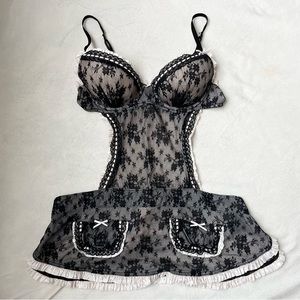 VS Maid Lingerie Costume Lace